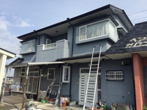 東区・H様邸店舗兼住宅　外壁塗装　屋根塗装工事