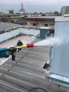 浜松市中区・K様（店舗）　外壁・屋根塗装工事