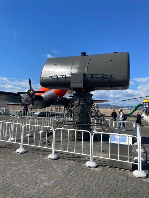 航空自衛隊　浜松広報館『エアーパーク』で展示物の塗装③